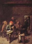 Peasants Smoking and Drinking (mk08), BROUWER, Adriaen